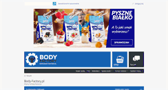 Desktop Screenshot of body-factory.pl